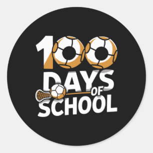 Leerkracht Kinder 100 dagen van school LAC Ronde Sticker