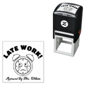 Leerkracht laat werk goedgekeurd Grading Aanmoedig Zelfinktende Stempel (In situ)