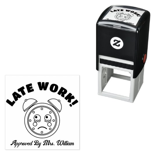 Leerkracht laat werk goedgekeurd Grading Aanmoedig Zelfinktende Stempel (In situ)