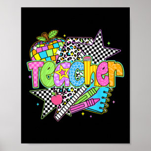 Leerkracht Leven Inspirerend Terug naar School Ond Poster