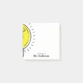 Leerkracht Lightbulb School Notities Post-it® Notes (Voorkant)