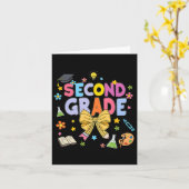 Leerkracht Tweede Klas Kinderen Coquette Strik Pot Kaart (Gele Bloem)