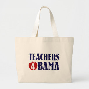 Leerkrachten 4 Obama Grote Tote Bag