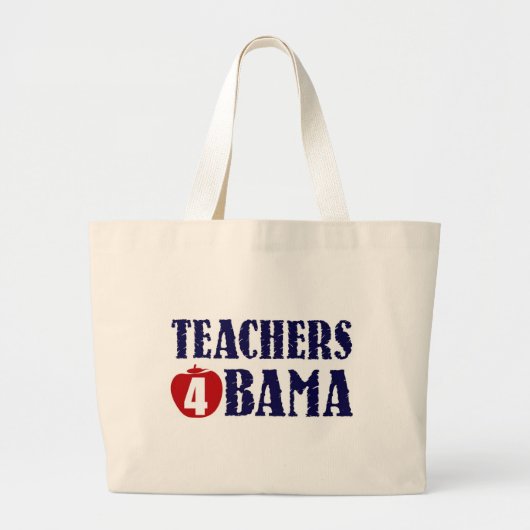 Leerkrachten 4 Obama Grote Tote Bag (Voorkant)