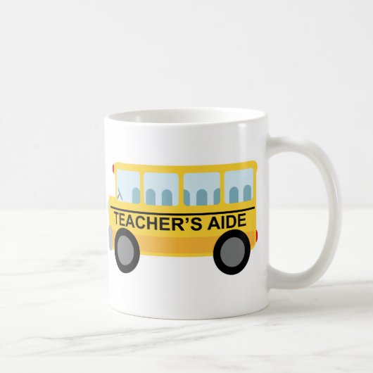 Leerkrachten Aide School Bus Gift Koffiemok (Rechts)