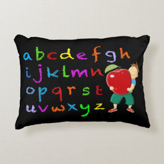Leerkrachten Alphabet Decoratief Kussen
