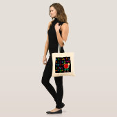 Leerkrachten Alphabet Tote Bag (Voorkant (model))