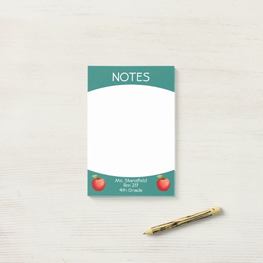 Leerkrachten Apple-docent basisschool Post-it® Notes (Op bureau)