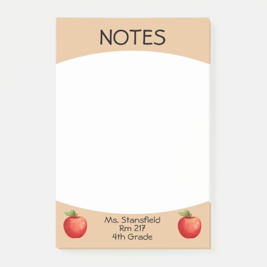 Leerkrachten Apple-docent basisschool Post-it® Notes (Voorkant)