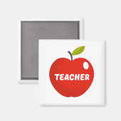 Leerkrachten Apple Magneet (Voorkant / Achterkant)