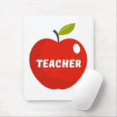 Leerkrachten Apple Muismat (Met muis)