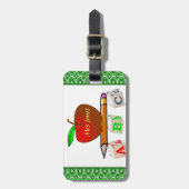 Leerkrachten Bagagelabel (Voorkant verticaal)