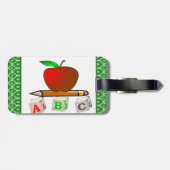 Leerkrachten Bagagelabel (Achterkant horizontaal)