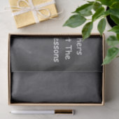 Leerkrachten Beste lessen Chalkboard Design Gift I Tissuepapier (Geschenk)