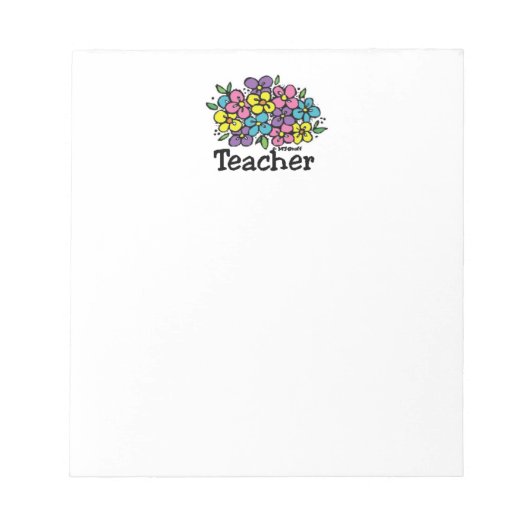Leerkrachten Blooms Notitieblok (Voorkant)