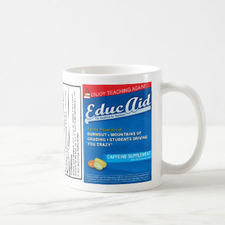 Leerkrachten cadeau: Mok EducAid koffie