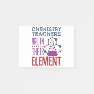 Leerkrachten chemie zitten in hun element post-it® notes