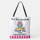 Leerkrachten Creëer Magisch - Zie Achterzijde - Ca Tote Bag (Achterkant)