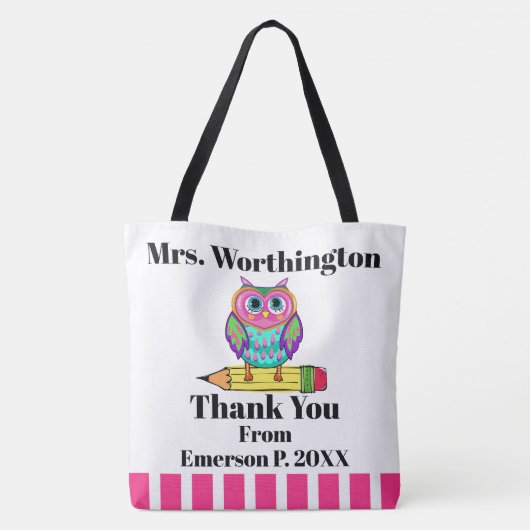 Leerkrachten Creëer Magisch - Zie Achterzijde - Tote Bag (Achterkant)