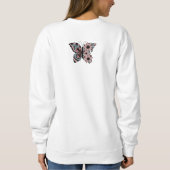 Leerkrachten die cadeautjes afdrukken, aangepaste  trui (Achterkant)