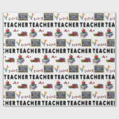 Leerkrachten doen het met klasse    cadeaupapier (Vlak)