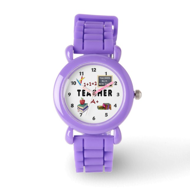 Leerkrachten doen het met klasse horloge (Voorkant)