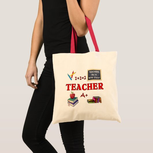 Leerkrachten doen het met klasse tote bag (Voorkant (product))