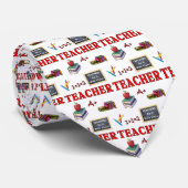 Leerkrachten doen het met Stropdas met cadeau (Opgerold)