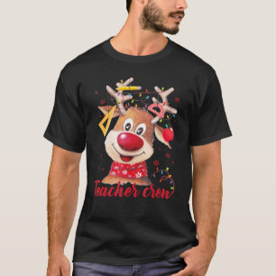Leerkrachten en bemanning van Cute Rudolph Reindee T-shirt