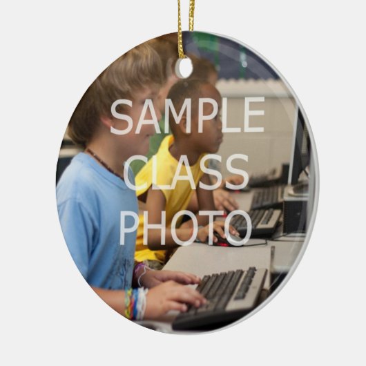 Leerkrachten Fotojaar Ornament (Links)