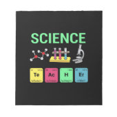Leerkrachten Gift Science Teacher Definition Notitieblok (Voorkant)