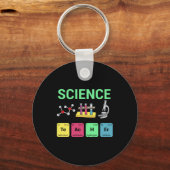 Leerkrachten Gift Science Teacher Definition Sleutelhanger (Voorkant)