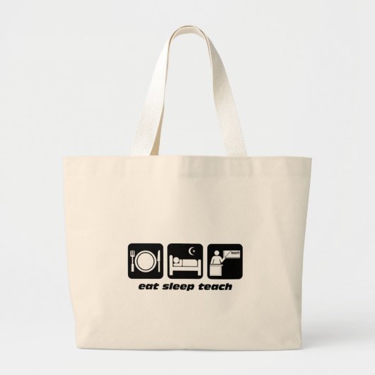 Leerkrachten Grote Tote Bag (Voorkant)