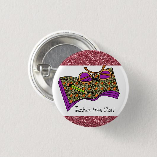 Leerkrachten hebben een Button | Leerschenkingen (Voorkant /achterkant)