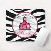 Leerkrachten hebben een klasse Mousepad - Zebra pr Muismat (Met muis)