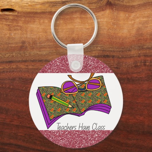 Leerkrachten hebben een Sleutelhanger | Leerschenk (Voorkant)