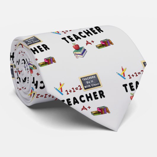 Leerkrachten hebben een Stropdas (Opgerold)
