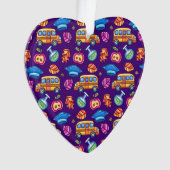 Leerkrachten hebben hartversiering ornament (voorkant)