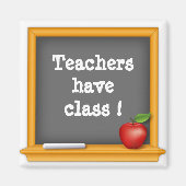 Leerkrachten hebben les! magneet (Voorkant)