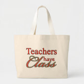 Leerkrachten hebben Oranje van klasse Grote Tote Bag (Voorkant)