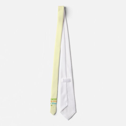 Leerkrachten helpen kinderen te laten bloeien stropdas (Achterkant)