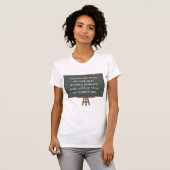 Leerkrachten helpen ons t-shirt (Voorkant volledig)