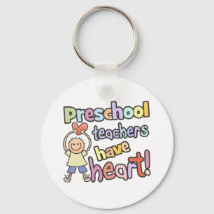 Leerkrachten in de voorschoolse school hebben een  sleutelhanger