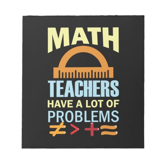 Leerkrachten in de Wiskunde van docenten hebben ee Notitieblok (Voorkant)