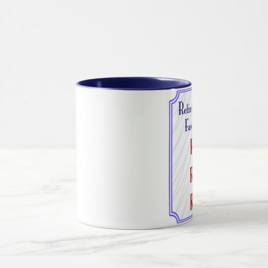 Leerkrachten in ruste 3Rs - koffie-Mok Mok (Midden)