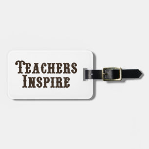 Leerkrachten Inspire Bagagelabel