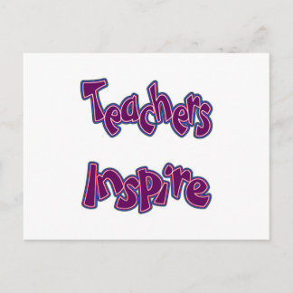 Leerkrachten Inspire Briefkaart