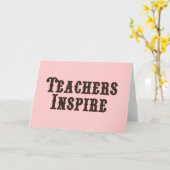 Leerkrachten Inspire Kaart (Gele Bloem)