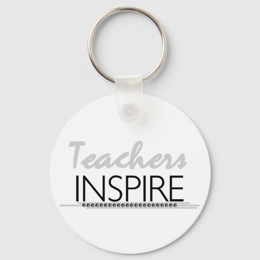 Leerkrachten Inspire-overhemden en -cadeautjes Sleutelhanger (Voorkant)