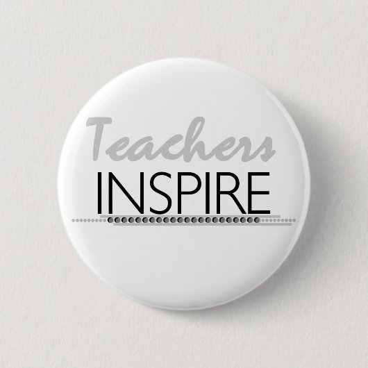 Leerkrachten Inspire Ronde Button 5,7 Cm (Voorkant)